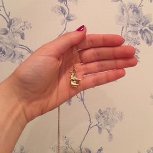 Brandy Melville Elephant Pendant Long Necklace
