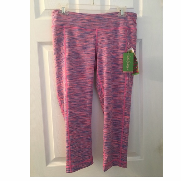 NWTLilly Pulitzer space dye Luxletic crop leggings - Picture 2 of 3