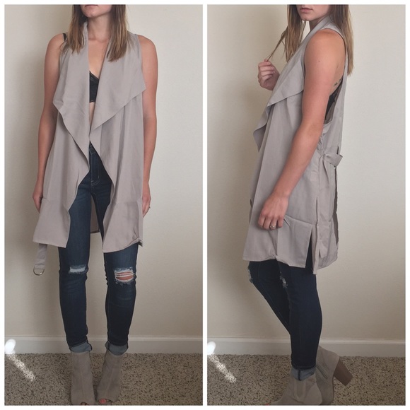 Last One! Avery • Waterfall Duster Vest - Picture 2 of 3