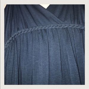 Blue sleeveless dress