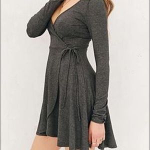 Kimchi Blue Ballet Surplice Wrap Dress