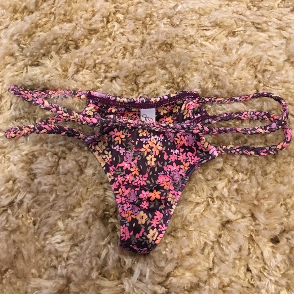 Frankie's bikinis printed Oceanside bottoms