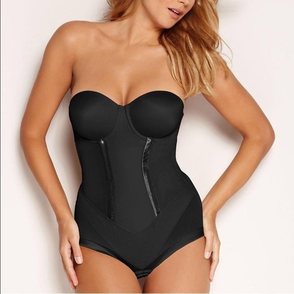 New Black Strapless Body Briefer Shaper