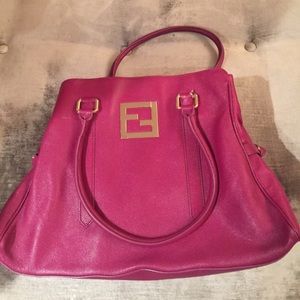 authentic Fendi purse. Minor defect shown in pic