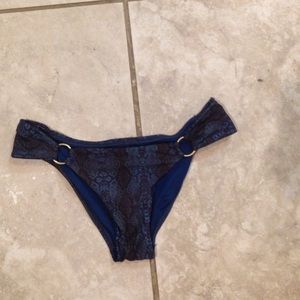Bikini snake print bottoms