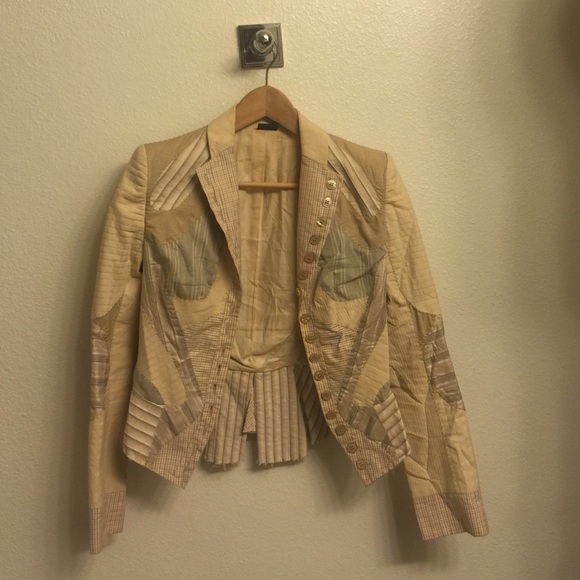 Alexander McQueen patchwork blazer