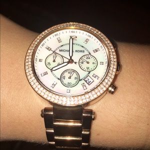 Rose gold, Authentic Michael Kors Watch
