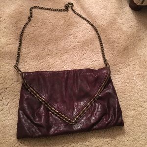 Matt and Nat purple cross body and clutch