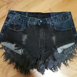 ONE TEASPOON ROLLERS SHORTS