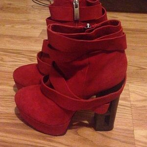 Dolce vita booties -Red