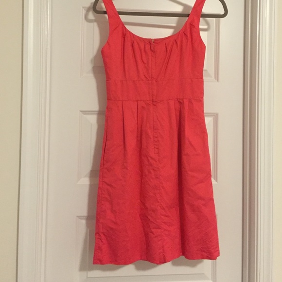 J. Crew Scoop Neck Coral Dress - Picture 3 of 3