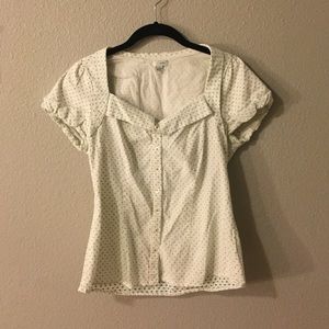 Cute vintage style shirt from Anthropologie