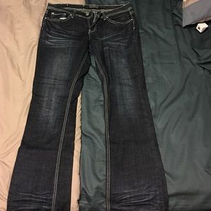 Dark Blue Rue 21 flare jeans