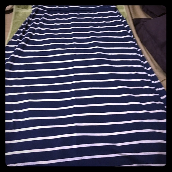 Striped maxi skirt NWT
