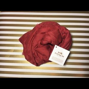 Coach scarf- new with tags