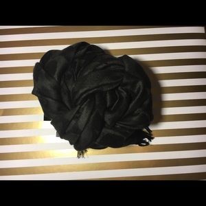 Black coach scarf