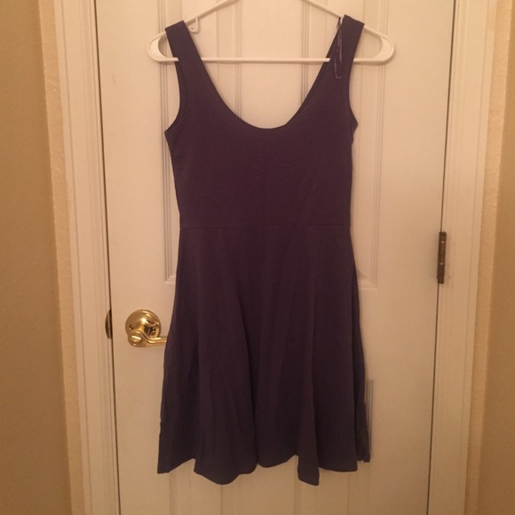 Blue/gray skater dress never worn