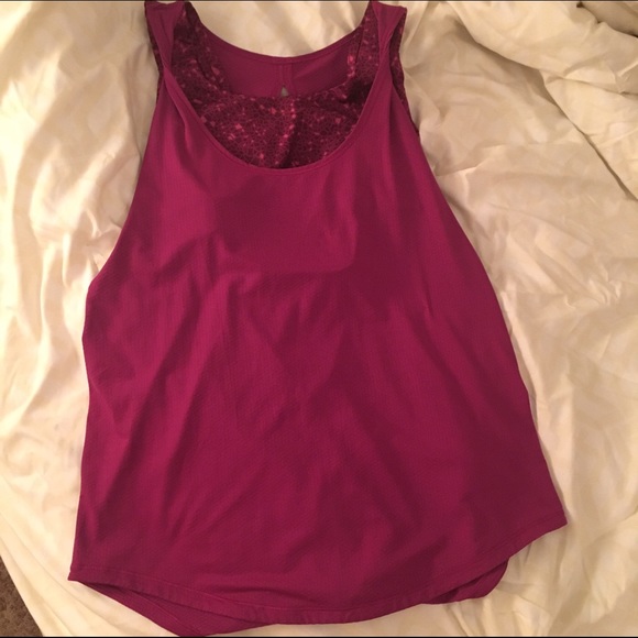 Purple Lululemon Sports Bra Tank