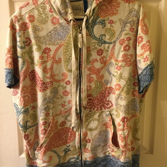 20/22 Merona short sleeve zip sweatshirt. UGC