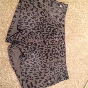 Cheetah print shorts