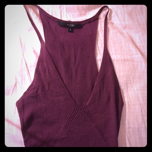 Purple Gucci tank top