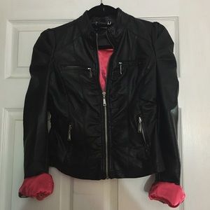 Kohls Faux Black Leather Jacket