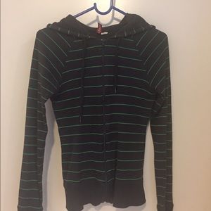 Striped blue and green sweater!