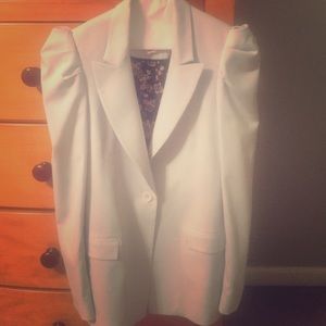 BCBG powder blue blazer
