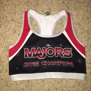 2015 majors champion sports bra