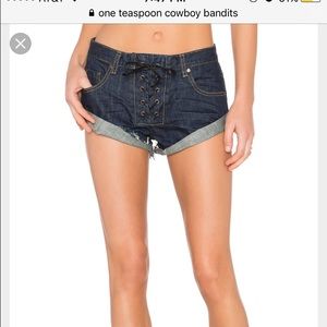 One Teaspoon Cowboy bandit shorts