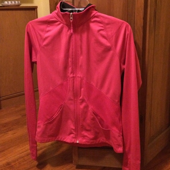 Pink light althletic jacket