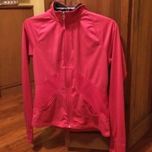 Pink light althletic jacket