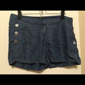 NWT soft denim shorts