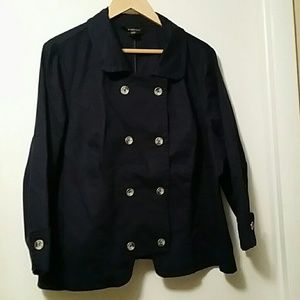 Lane Bryant military style blazer