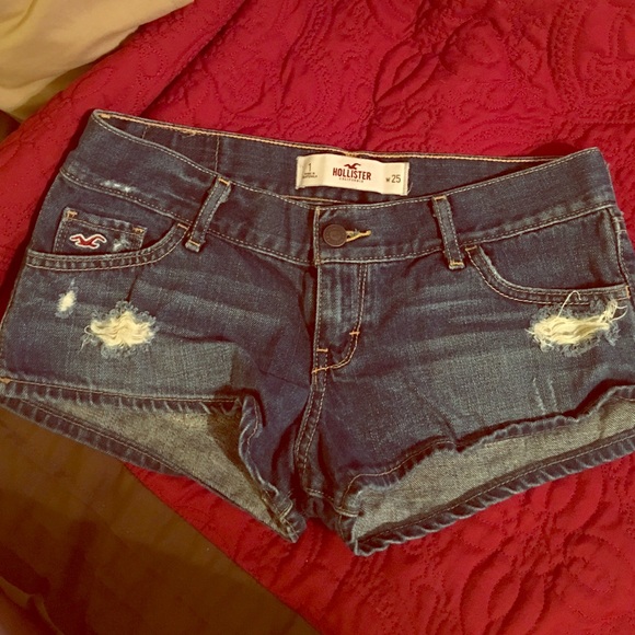 blue Jean shorts by Hollister