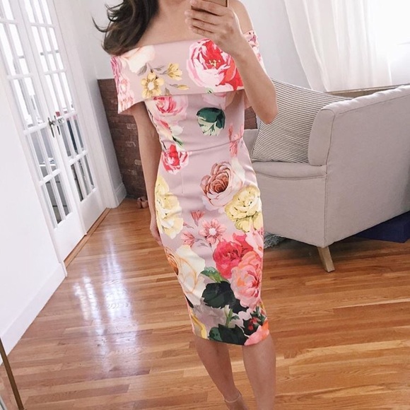 ASOS Floral Cocktail Dress