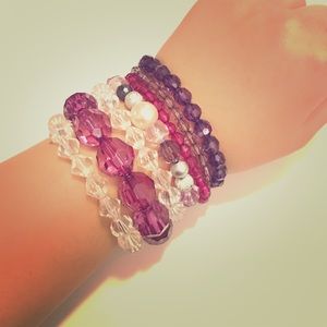 Stackable bracelets! 💕