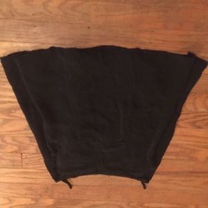 banana republic silk wrap circle skirt