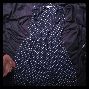 White Polk-A-Dot dress