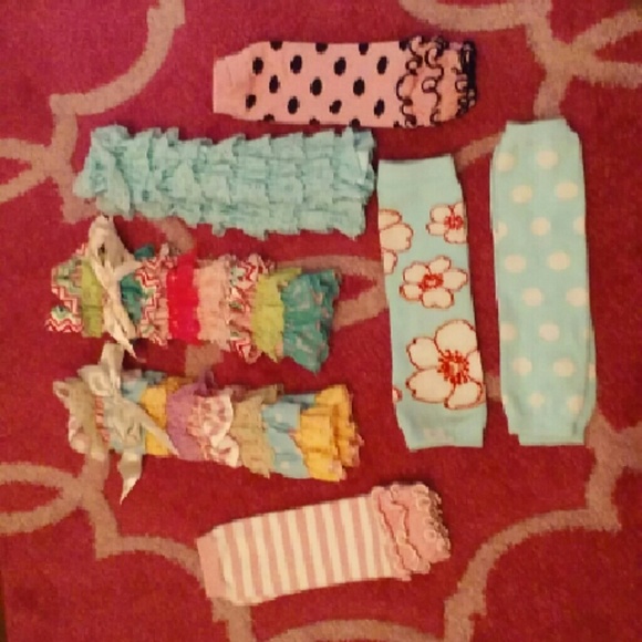 7 pairs of baby legs