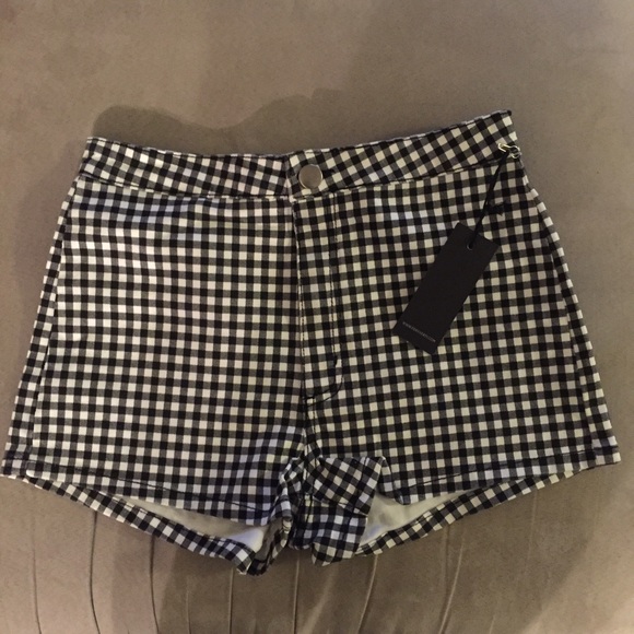 NWT Gingham Shorts