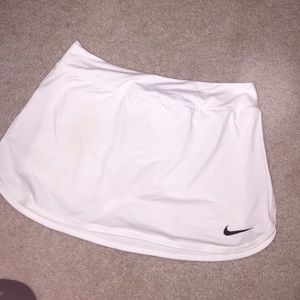 White Nike tennis skort