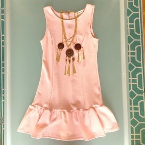 Ginger G Light Pink Drop Waist Dress