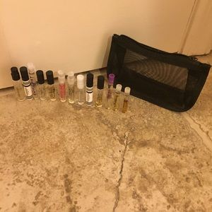 Perfume Samples and Carry Bag