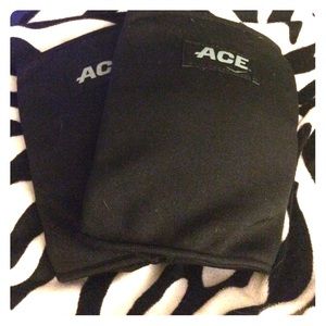 Black Ace brand knee pads