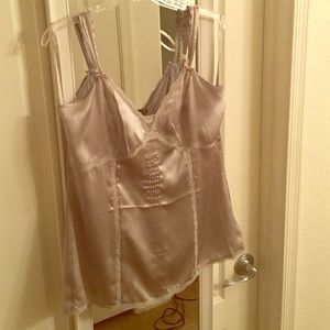 White House Black Market Champagne Camisole