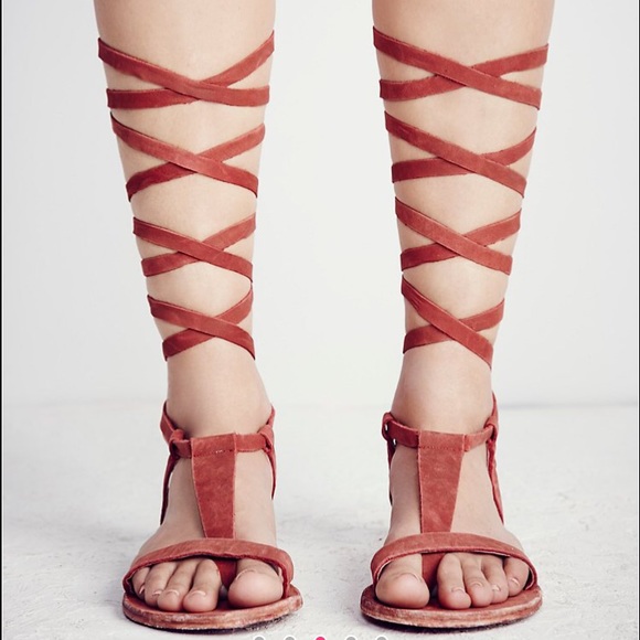 free people dahlia lace up sandal