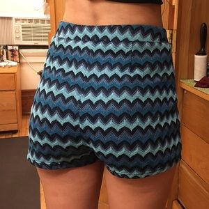 Super Comfy High Waisted Chevron Shorts