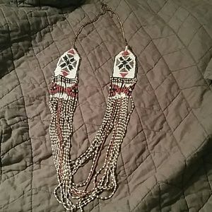Aztec beaded necklace
