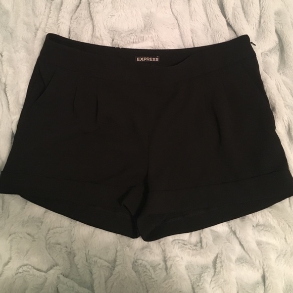Black dressy express shorts brand new with tags